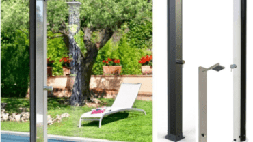 Material exterior a piscina